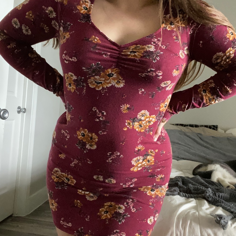 Floral Bodycon Dress